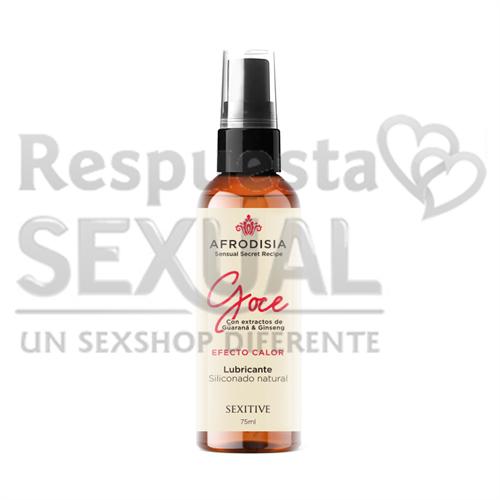 Aceite siliconado Goce efecto calor 75ml
